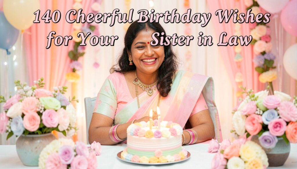 140 Cheerful Birthday Wishes for Your Sister in Law