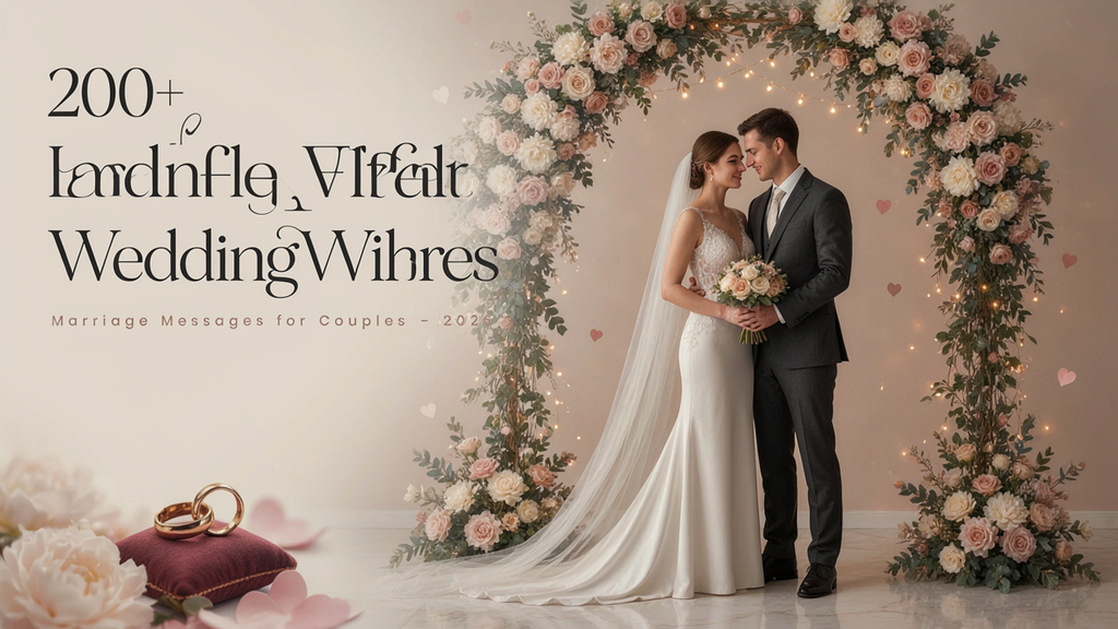 200+ Heartfelt Wedding Wishes and Marriage Messages for Couples (2026)