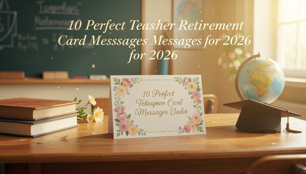 10 Perfect Teacher Retirement Card Messages for 2026