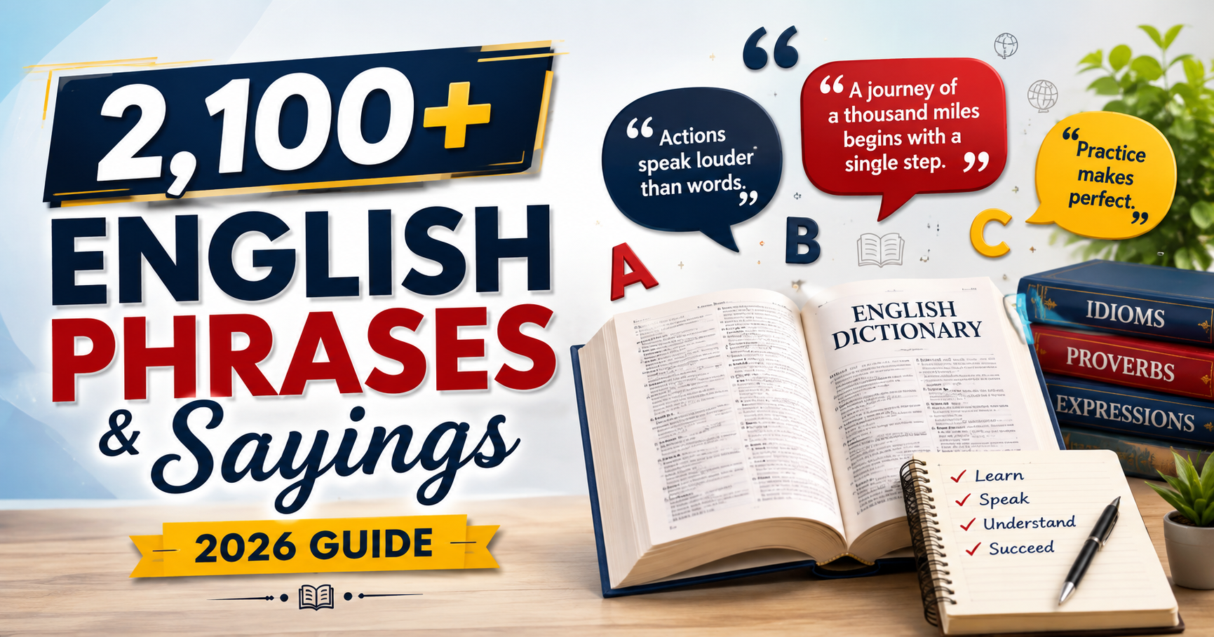 Over 2,100 English Phrases And Sayings(2026)