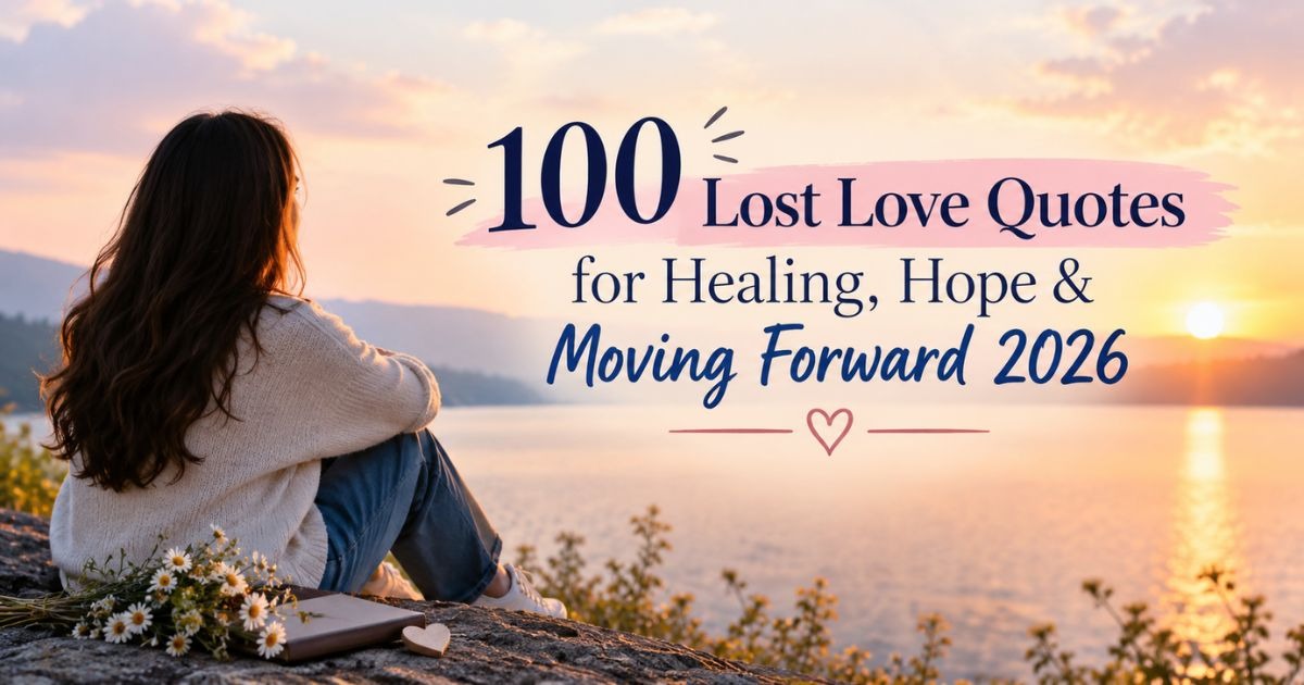 100 Lost Love Quotes for Healing, Hope & Moving Forward 2026