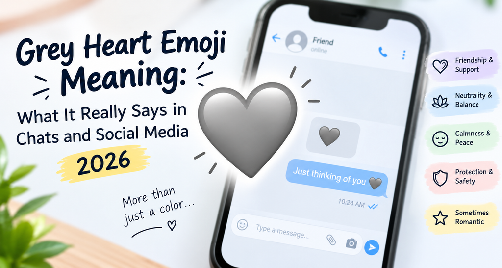 Grey Heart Emoji Meaning: What It Really Says in Chats and Social Media 2026