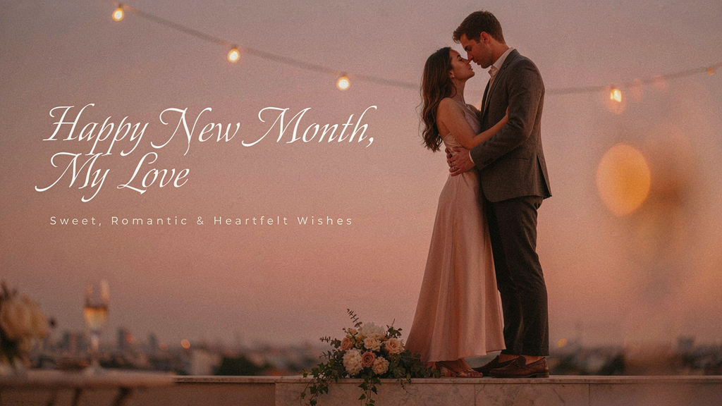 200+ Happy New Month Messages to My Love: Sweet, Romantic & Heartfelt Wishes