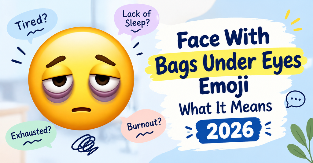 Face With Bags Under Eyes Emoji What It Means 2026
