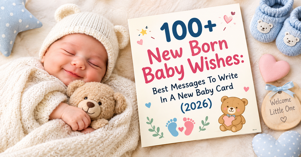 100+ New Born Baby Wishes: Best Messages To Write In A New Baby Card (2026)