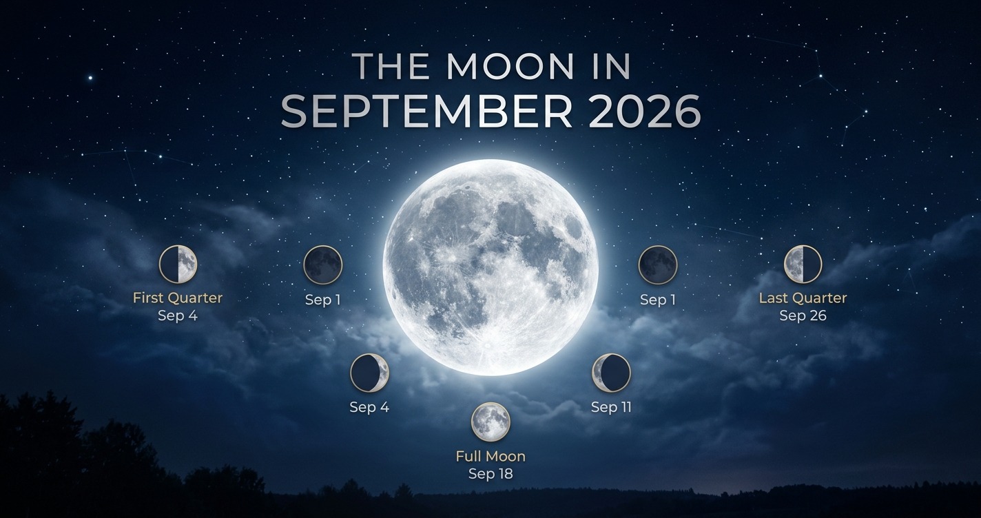 The Moon in September 2026