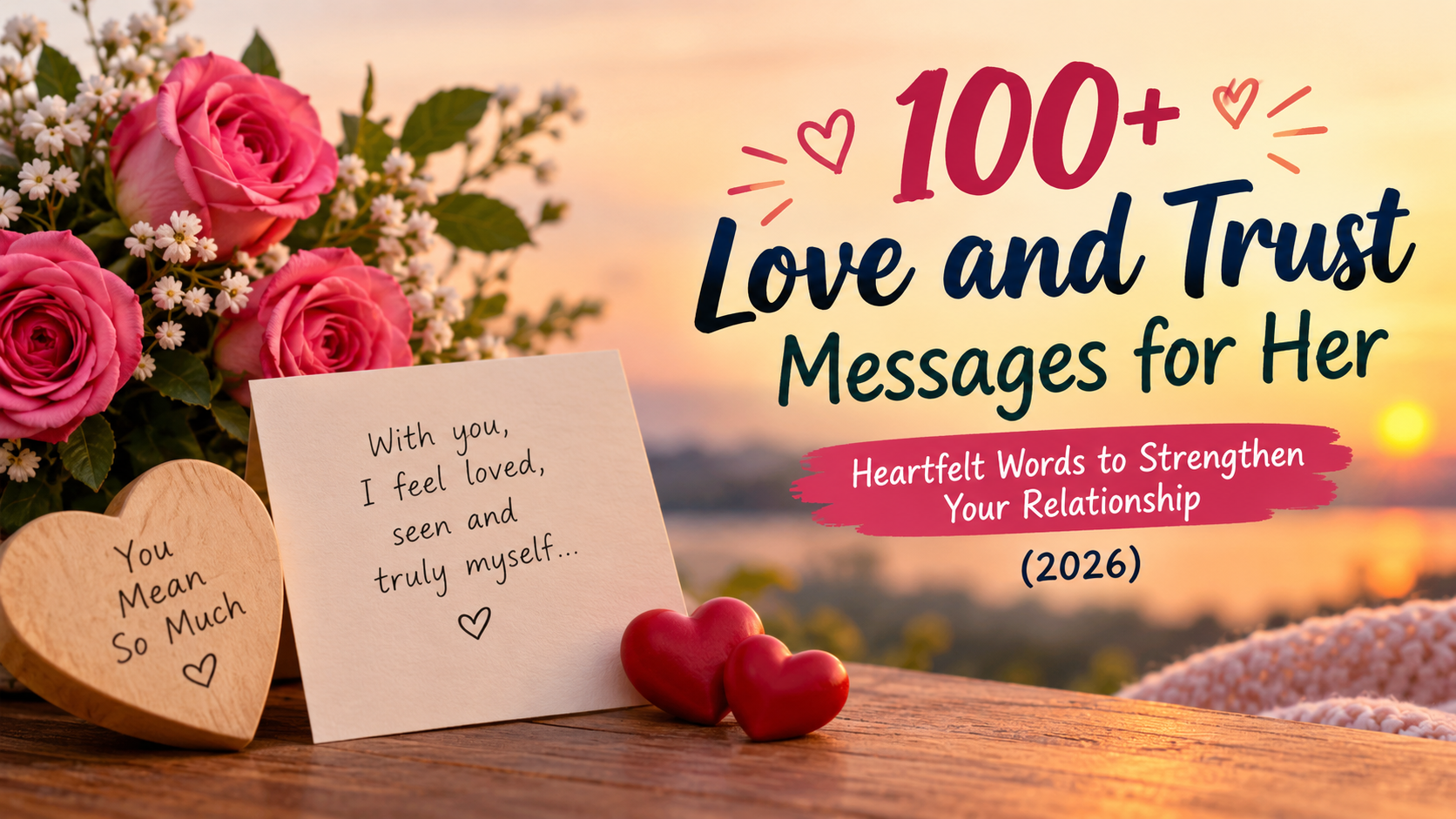 100+ Love and Trust Messages for Her: Heartfelt Words to Strengthen Your Relationship (2026)