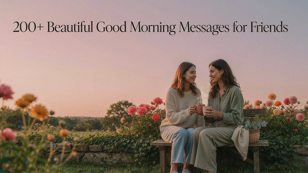 200+ Beautiful Good Morning Messages for Friends