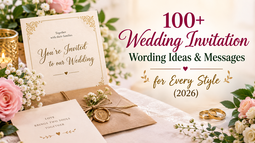 100+ Wedding Invitation Wording Ideas & Messages for Every Style (2026)
