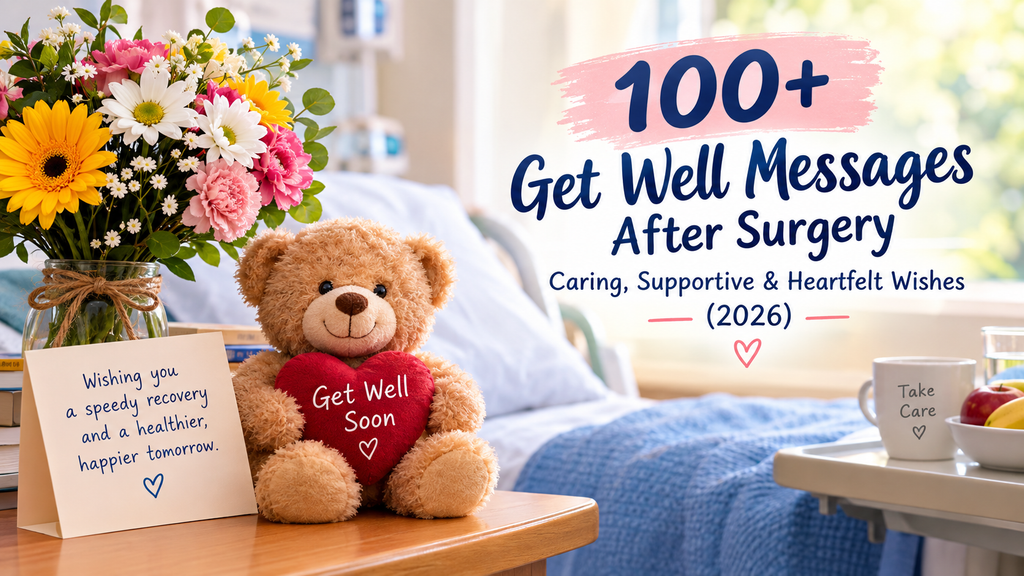 100+ Get Well Messages After Surgery: Caring, Supportive & Heartfelt Wishes (2026)