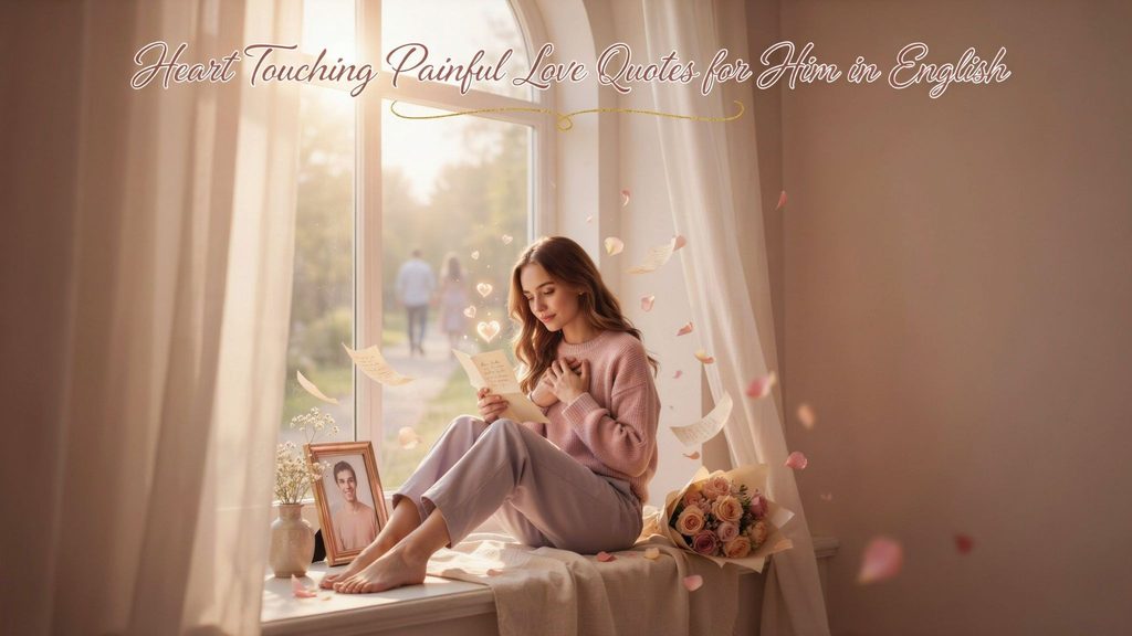 Heart Touching Painful Love Quotes for Him in English 