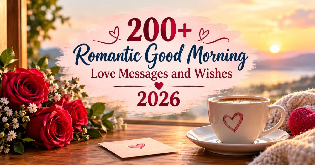 200+ Romantic Good Morning Love Messages and Wishes 2026