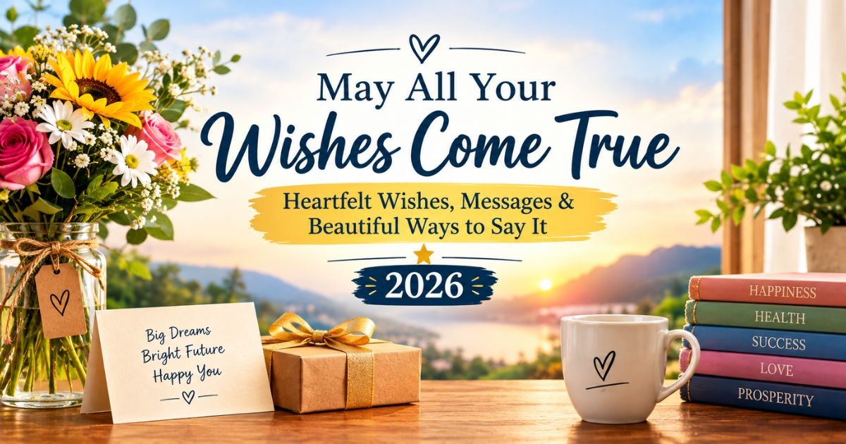 May All Your Wishes Come True: Heartfelt Wishes, Messages & Beautiful Ways to Say It ✨ 2026
